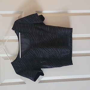 NULU™ CROPPED SLIM YOGA SHORT SLEEVE